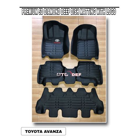 Toyota Avanza To Premium D Diamond Deep Dish Matting With