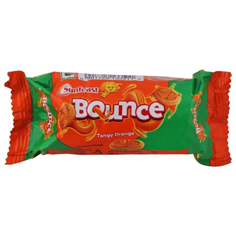 Sunfeast Bounce Orange Cream Biscuits 34 G Get 7 G Extra