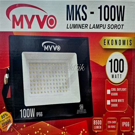 Jual Myvo Lampu Sorot Led Watt Lampu Tembak Myvo Watt Lampu