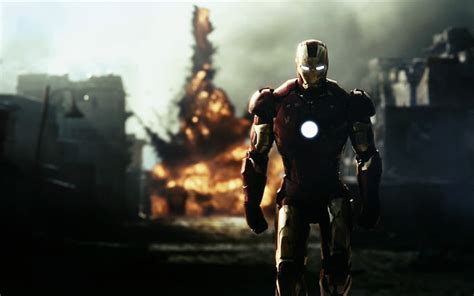 HD wallpaper: Marvel Iron Man movie still screenshot, one person, rear ...