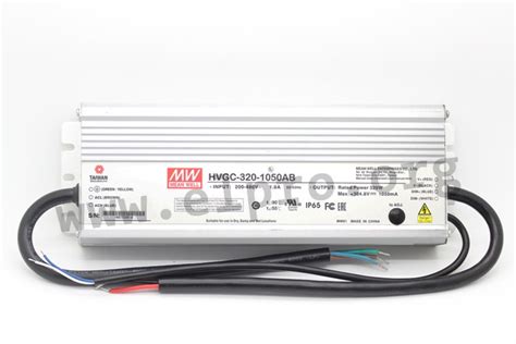 Mean Well LED Drivers 320W IP65 Constant Current Dimmable