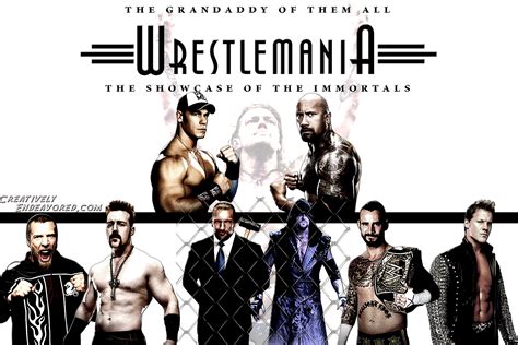 Wallpaper Wednesday Wrestlemania 28 Match Card” Hittin The Canvas