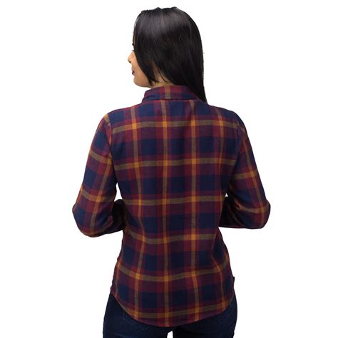 Camisa Xadrez Feminina Flanelada Mosaico Marshoes Loja De Roupas