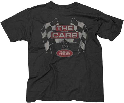 The Cars Vintage Concert T Shirt The Cars 1980 Tour Mens Black