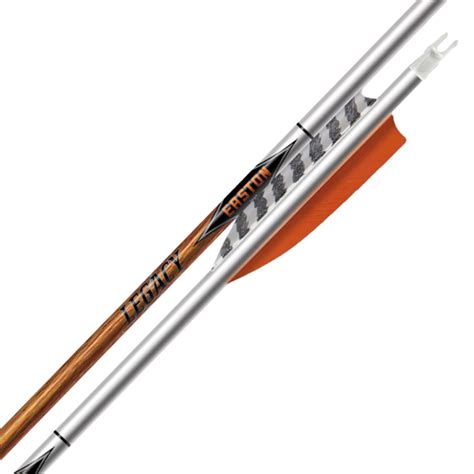 Easton Carbon Legacy Arrows 500 4 In Feathers 6 Pk Fin Feather Fur Outfitters