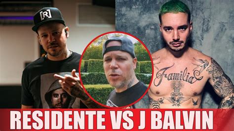 Se Armo Residente Le Tira A J Balvin Tu No Escribes Youtube