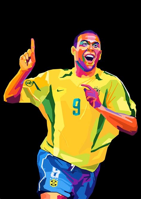 Ronaldo Nazario Posters Prints By Ken Asahvey Printler