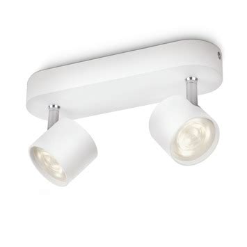 GAMMA Philips Opbouwspot MyLiving Star LED Wit 2 X 4 5W Kopen Spots