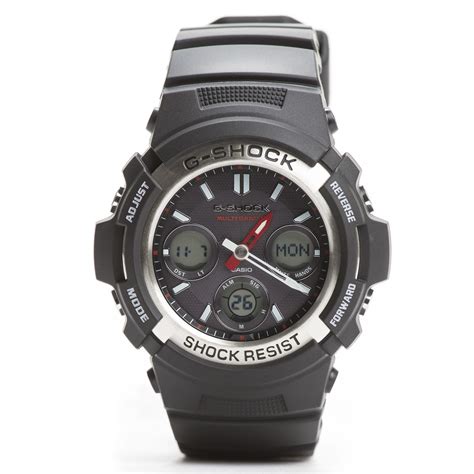 Casio Men S G Shock Solar Atomic Analog Digital Watch Black Walmart