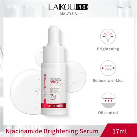 LAIKOU Pro 10 Niacinamide Whitening Serum Lighten Blemishes Dark Spot