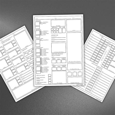 Dandd Character Sheet Dm Dungeon Master Tools Dnd 5e Character Sheet