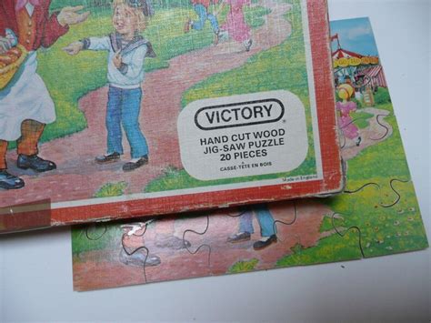 British Vintage Hand Cut Victory Wood Jig Saw Puzzle Etsy