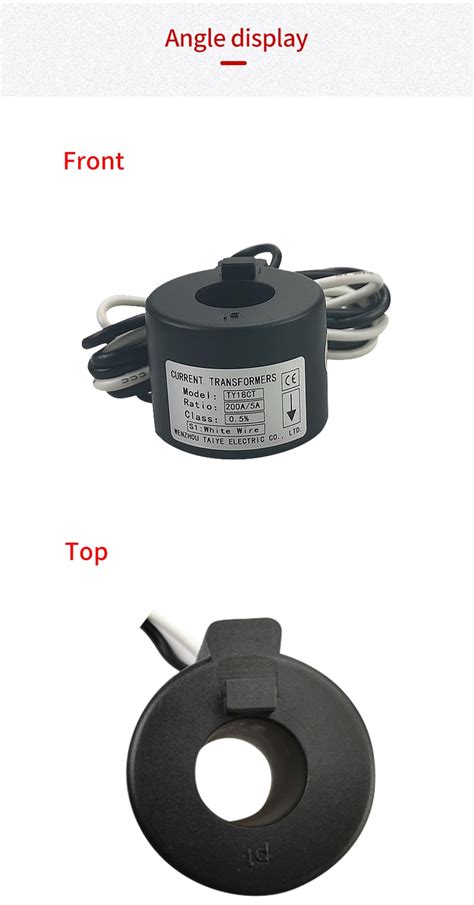 3pcs Clamp Current Sensor Transformer Core KCT 50A 75A 100A 150A 200A