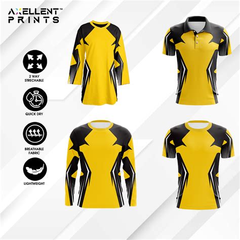 Axellent Yellow Tribal Jersey Custom Name Baju Jersey Custom Nama