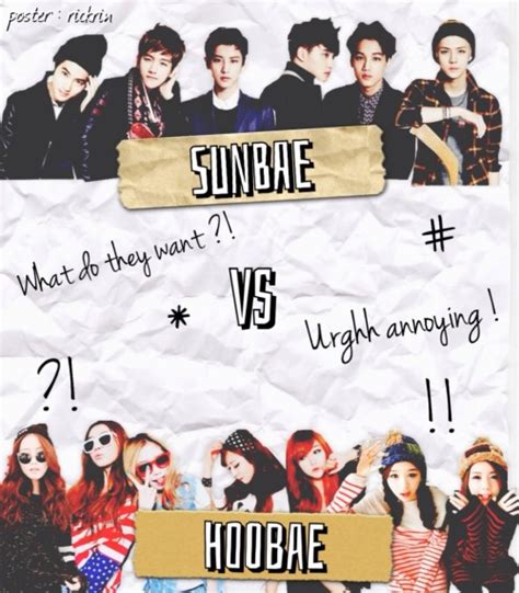 Sunbae vs Hoobae - Asianfanfics