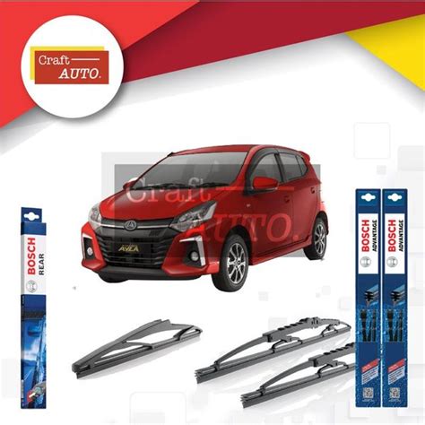 Jual Wiper Daihatsu Ayla Depan Belakang Bosch Advantage Di Lapak Craft