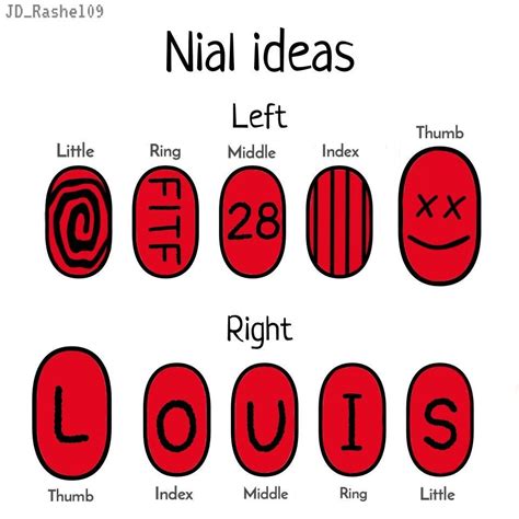 Nail Ideas Creative Designs Inspired By Louis Tomlinson