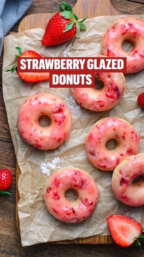 Strawberry Glazed Donuts Recipe