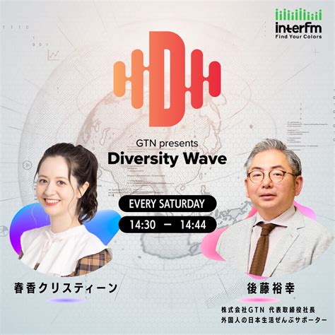 Gtn Presents Diversity Wave01「日本の力になる人」を応援する新番組スタート！初回ゲスト は競泳金メダリスト萩野