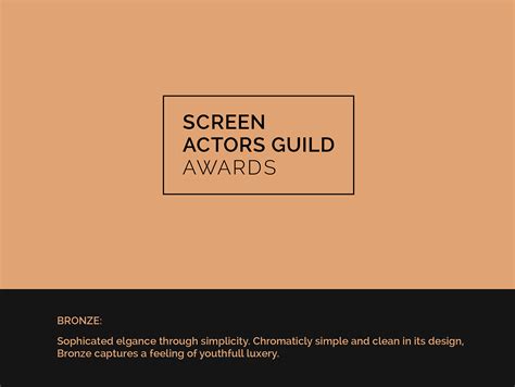 SAG Awards Rebrand :: Behance