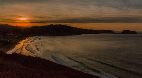 Atardecer En Zarautz Foto De Zarautz Calendario De Gipuzkoa