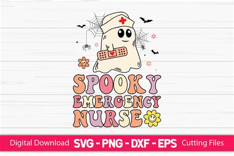 Spooky Emergency Nurse Graphic By CraftartSVG Creative Fabrica