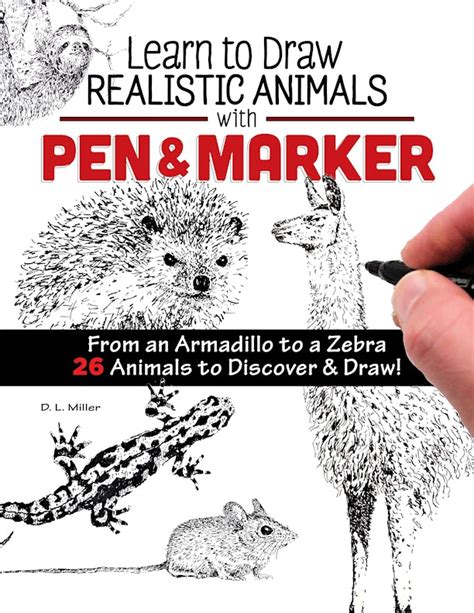 Learn to Draw Realistic Animals with Pen & Marker – Fox Chapel ...