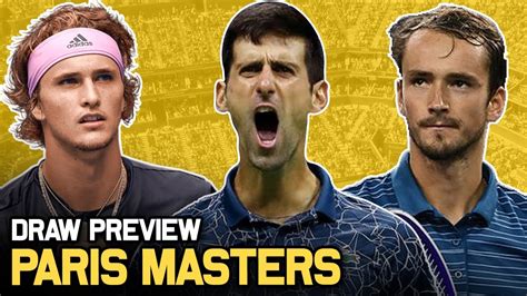 Rolex Paris Masters 2021 Atp Draw Preview Tennis News Youtube