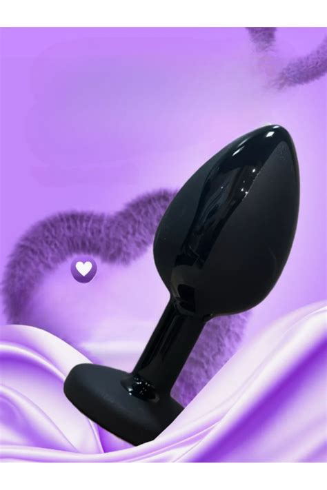 TACTIC SİLİKON SİYAH ANAL PLUG TAŞLI JEL HEDİYELİ TIKAÇ KAYGANLAŞTIRICI JEL ANAL TIKAÇ PLUG