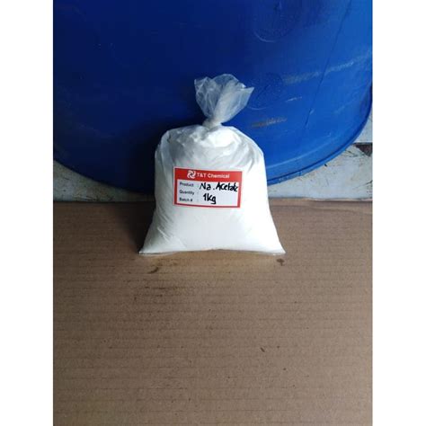 Jual Natrium Asetat Sodium Acetate Ch Coona Teknis Kg Shopee Indonesia