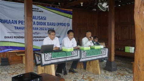 Sosialisasi Penerimaan Peserta Didik Baru Tingkat Sekolah Dasar Oleh