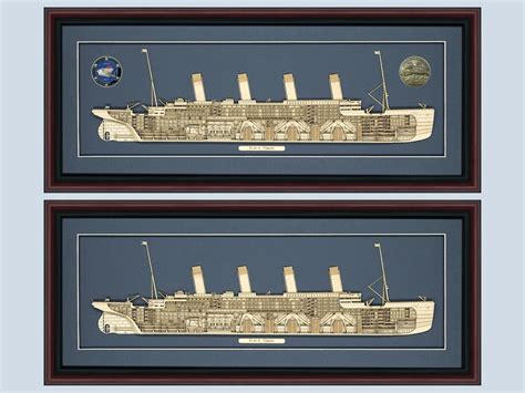 Maritime Cutaway Rms Titanic Ocean Liner