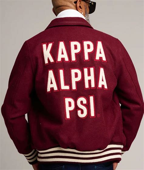 Maroon Wool Kappa Alpha Psi Letterman Jacket Jackets Expert