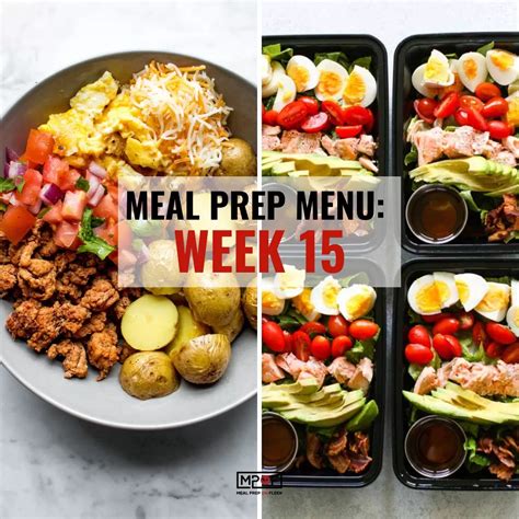 Meal Prep Menu 2023 Week 15 Meal Prep On Fleek