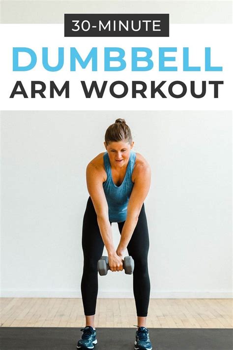 Minute Dumbbell Arm Workout Video Nourish Move Love Dumbbell