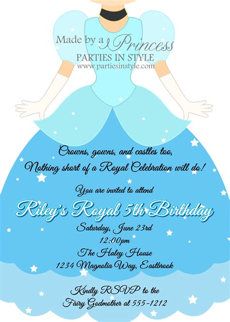 Cinderella Invitations