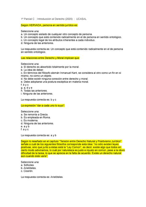 Parcial C Un Concepto Aislado De Cualquier Otro Concepto De