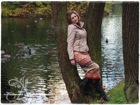 Теплая юбка с жаккардовыми узорами - Страна Мам