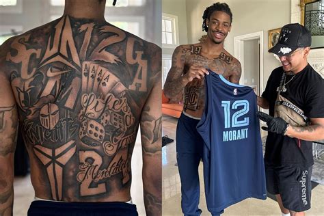 Ja Morant S New Massive Tattoo Tribute To Kobe Bryant Marca