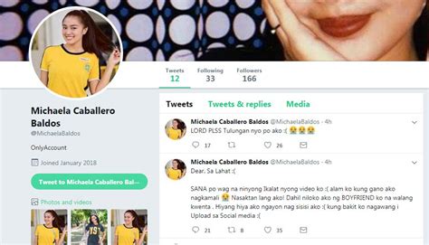 Michaela Caballero Baldos Scandal Video The Life Trends Online Magazine