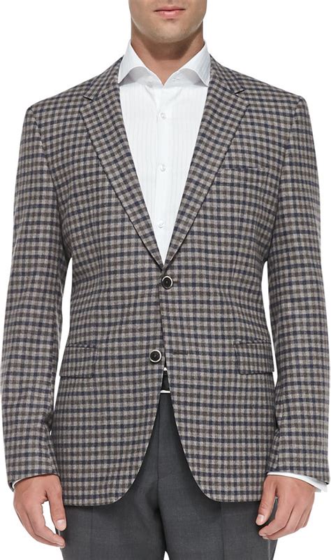 Hugo Boss Boss Mini Check Sport Coat Where To Buy And How To Wear