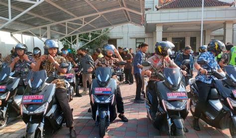 Hore Pemkot Solo Bagikan Motor Listrik Ke Kecamatan Dan Kelurahan