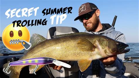 Secret To Trolling For Big Summer Walleyes Youtube