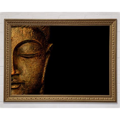 Bloomsbury Market Buddha Profile Single Picture Frame Art Prints