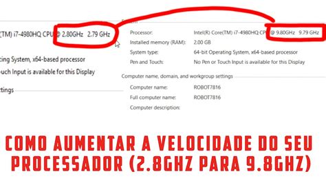 Como aumentar a velocidade do seu processador de graça Melhore seu