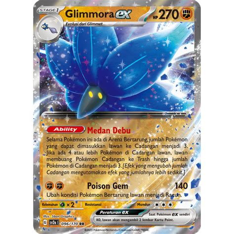 Jual Glimmora Ex Evoline Sv3s Pokemon Tcg Indonesia Kota Surabaya Board Game Academy Tokopedia