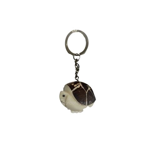 Porte Cl S Tortue De Terre En Tagua Ivoire V G Tal Corozo Flor De Tagua