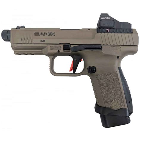 Canik Tp9sf Elite Combat With Vortex Viper Red Dot 9mm Luger Fde Pistol