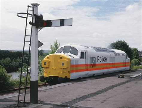 British Rail Class 37 37093 In The Unique Metropolitan Police Livery