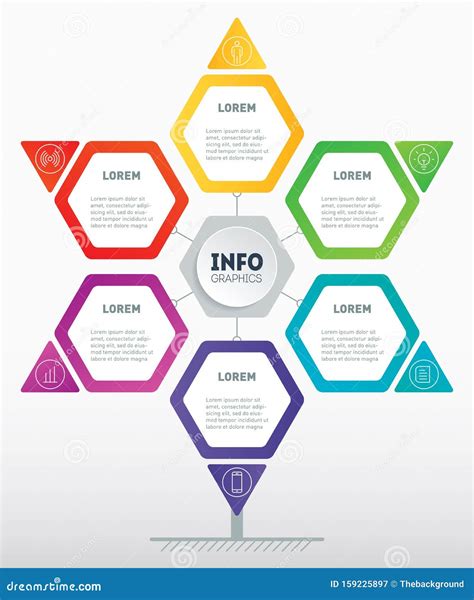 Pr Sentation Oder Infografiken Von Unternehmen Mit Optionen Muster